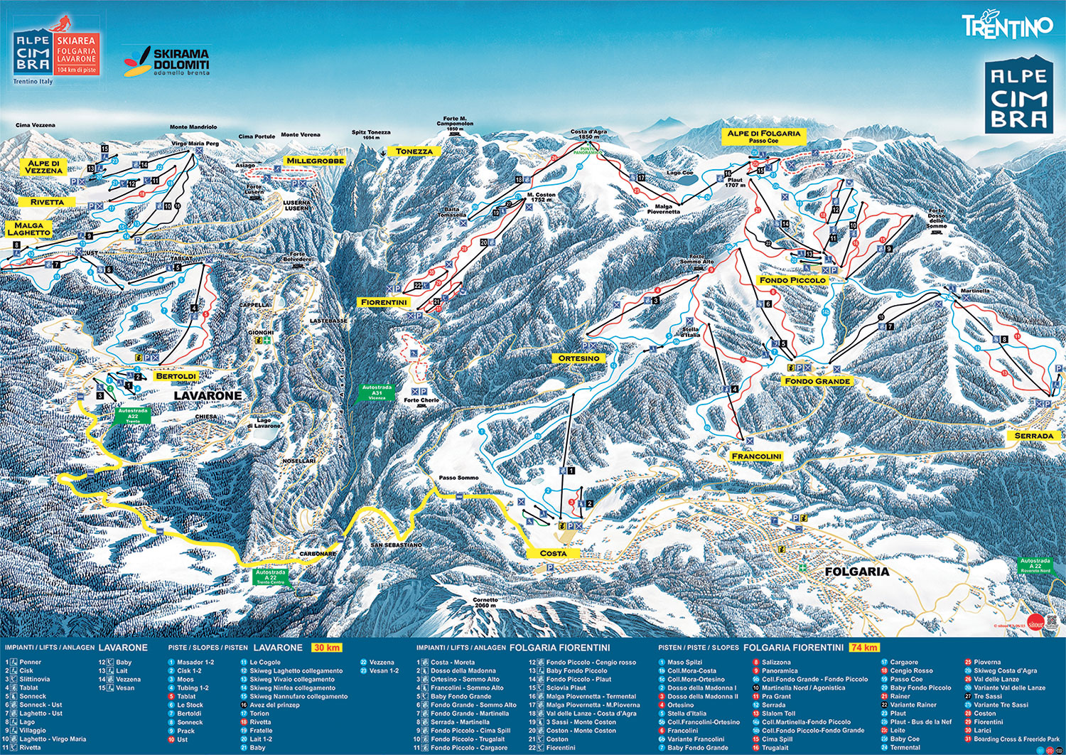Mappa Piste 12 11 2018