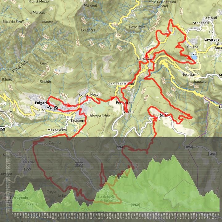 100km folgaria mappa 0x720